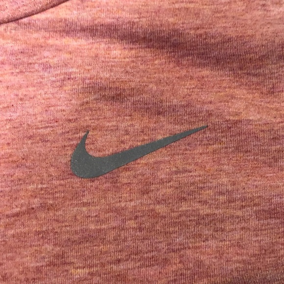 Nike Salmon Pink Running Dri-Fit T-Shirt - Picture 6 of 15